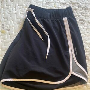 Lane Bryant Black and White Athletic Shorts